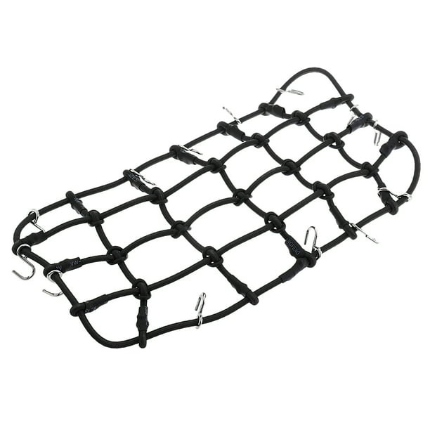 Elastic Luggage Net W/Hook for 1/10 SCX10 D90 TRX4 RC Truck Roof Rack Crawler Elastic Luggage Net W/Hook for 1/10 SCX10 D90 TRX4 RC Truck Roof Rack Crawler